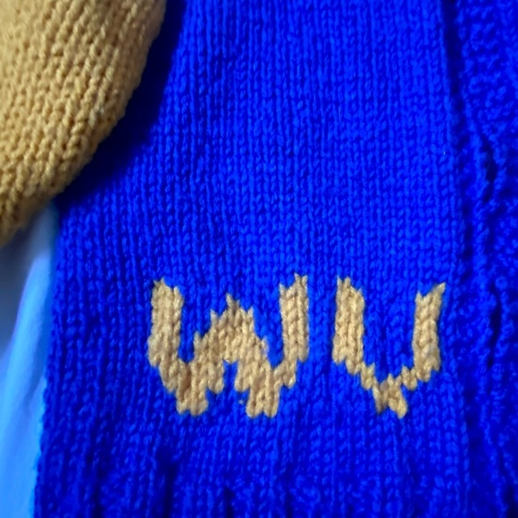 ππ Host Pick ππππ HAND Knit π§Ά WV Jacket/Coat Letβs go mountaineers ππ!!β - Picture 3 of 7